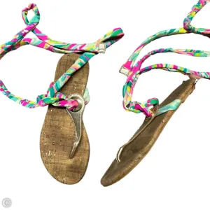 Hill Tough Cushioned Insole Technology Sandals Designer By Lilly Pulitzer In Multi-colored, Size: 6
