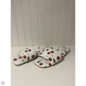 waterproof Sandals Designer By Michael Kors In Red & White, Size: 9