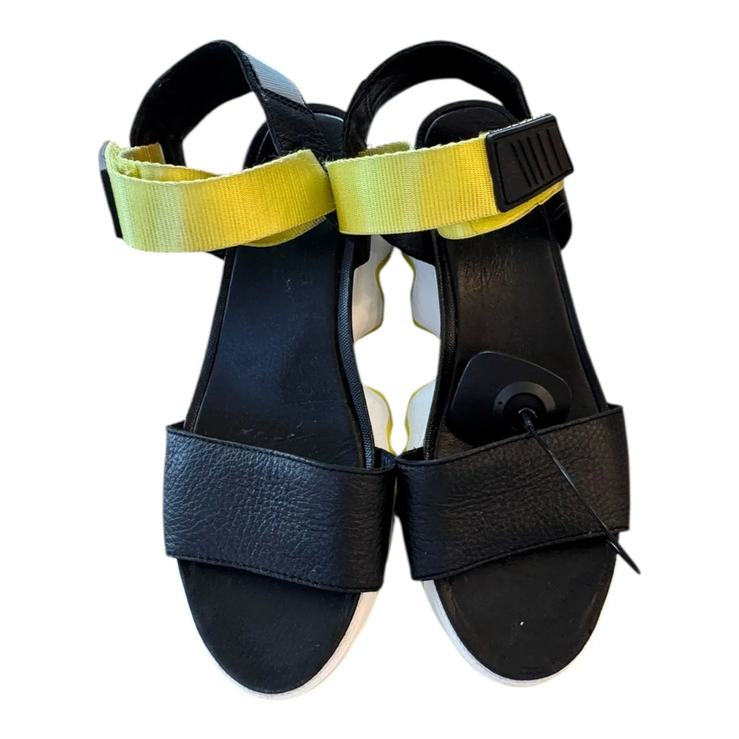 Smooth zipper closure Sandals Designer By Sorel In Multi, Size:7.5