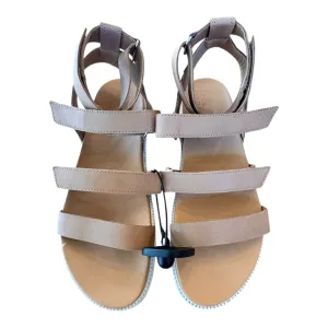 Sandals Designer By Sorel In Tan, Size:10 Ventilated Mesh Travel Enthusiasts Comfort Platform