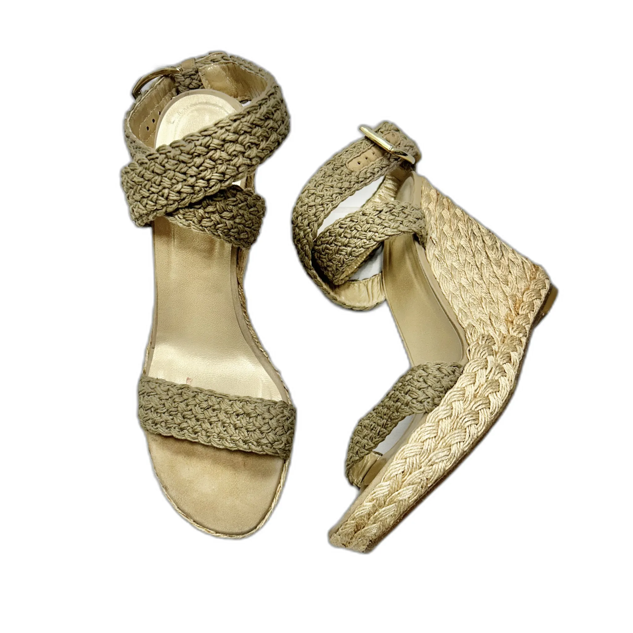 Frost Safe Sandals Designer By Stuart Weitzman In Green, Size: 10