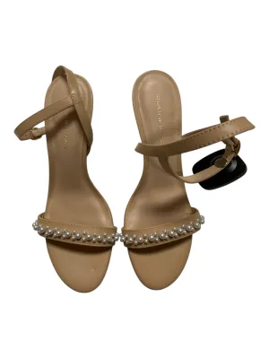 Sandals Designer By Stuart Weitzman In Tan, Size:6 Airy Design