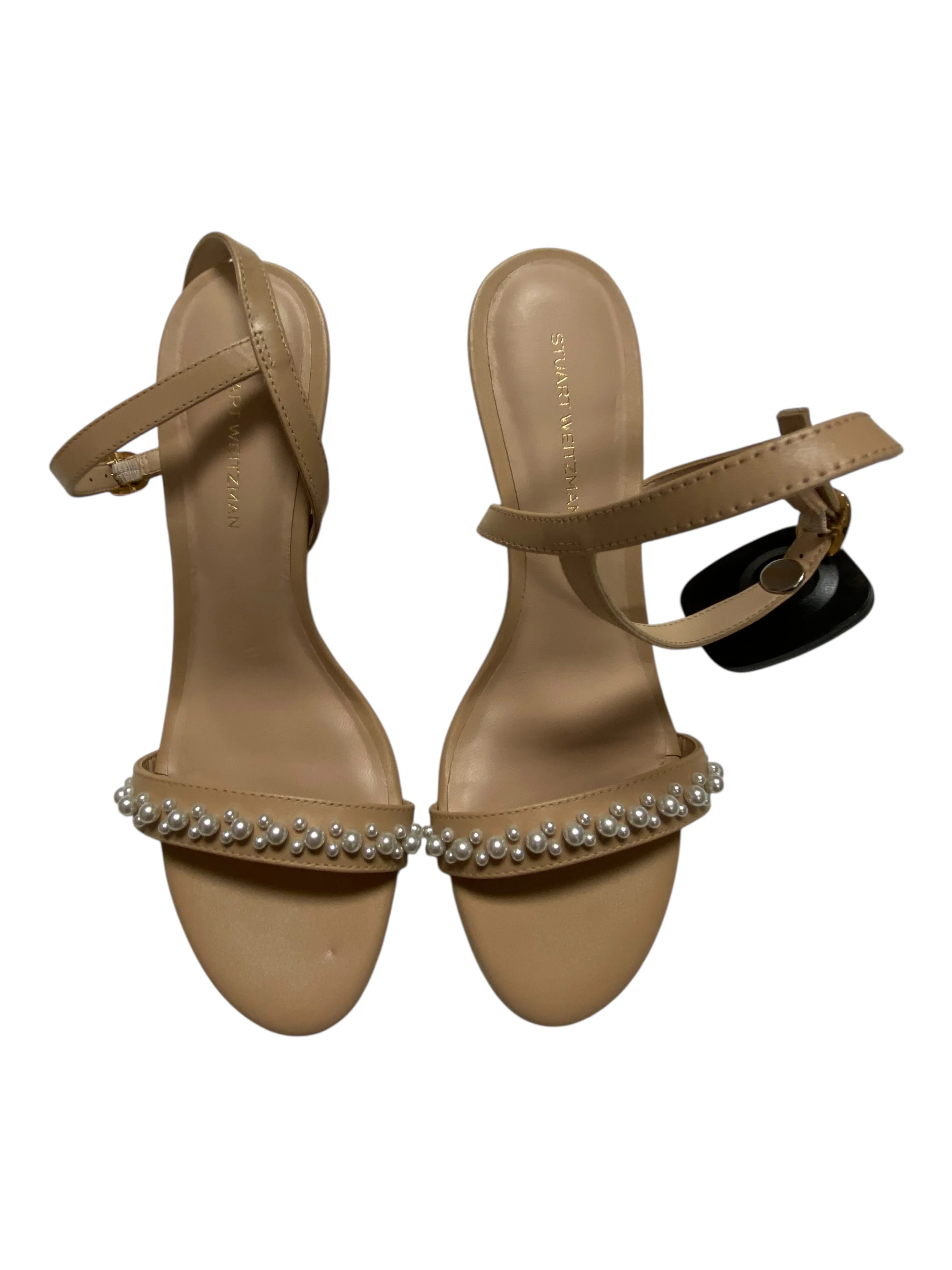 Sandals Designer By Stuart Weitzman In Tan, Size:6 Airy Design