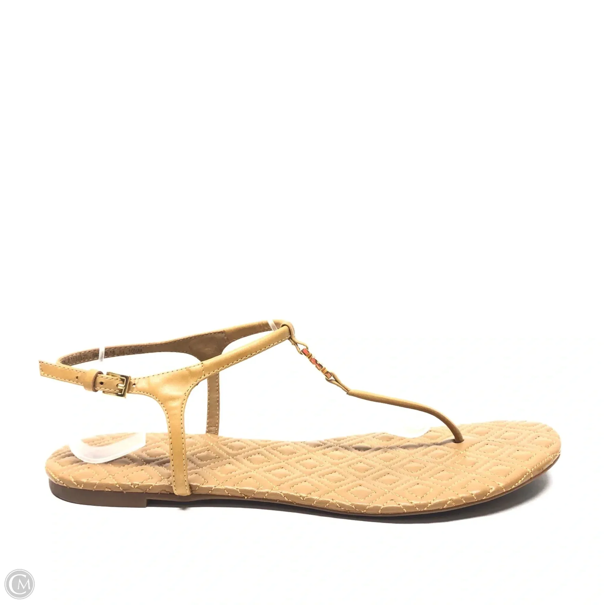 Sandals Designer By Tory Burch In Beige, Size: 10.5 Strong Step Airflow Ventilation Channels