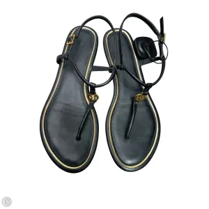 Arch Fit Supportive Core Weekend Warriors Sandals Designer By Tory Burch In Black, Size: 6.5