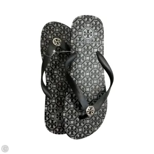 Sandals Designer By Tory Burch In Black, Size: 9 Runway Glow