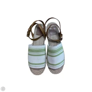 Sandals Designer By Tory Burch In Green, Size: 8 City Run