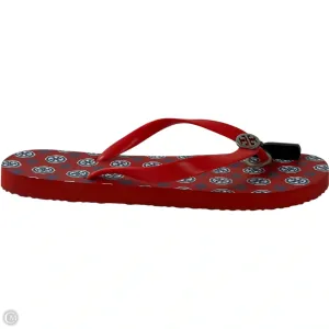 Sandals Designer By Tory Burch In Red, Size: 10 Autumn Tone