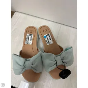 Sandals Designer By Ugg In Blue, Size: 10 Heat Free Kids Fun