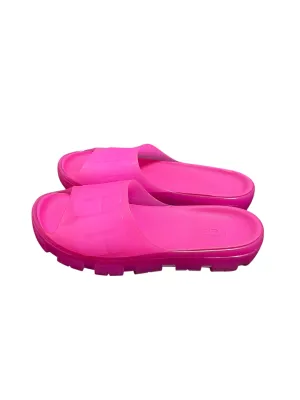 Outfit Key Week Easy Sandals Designer By Ugg In Pink, Size: 10