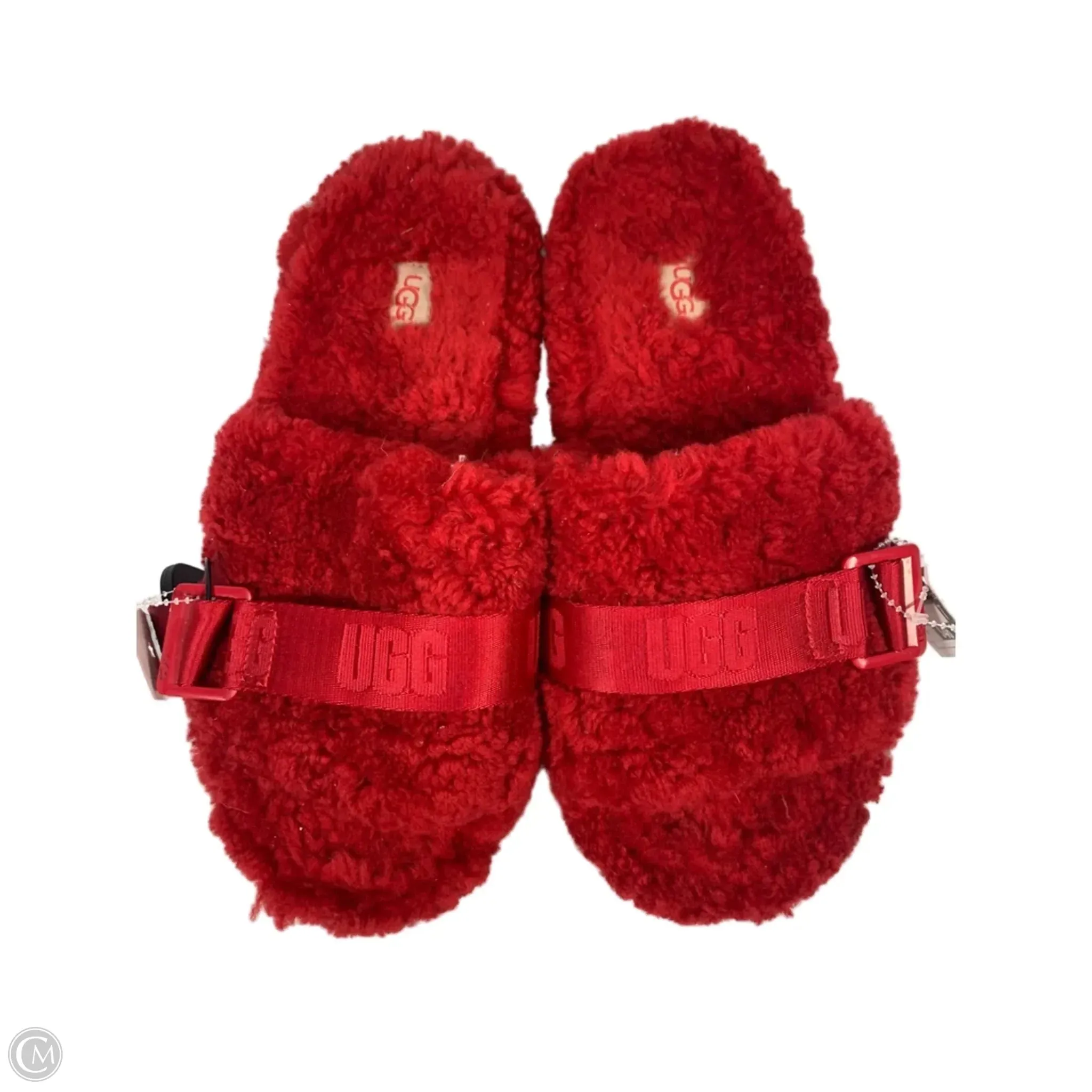 Stage Glow Sandals Designer By Ugg In Red, Size: 9