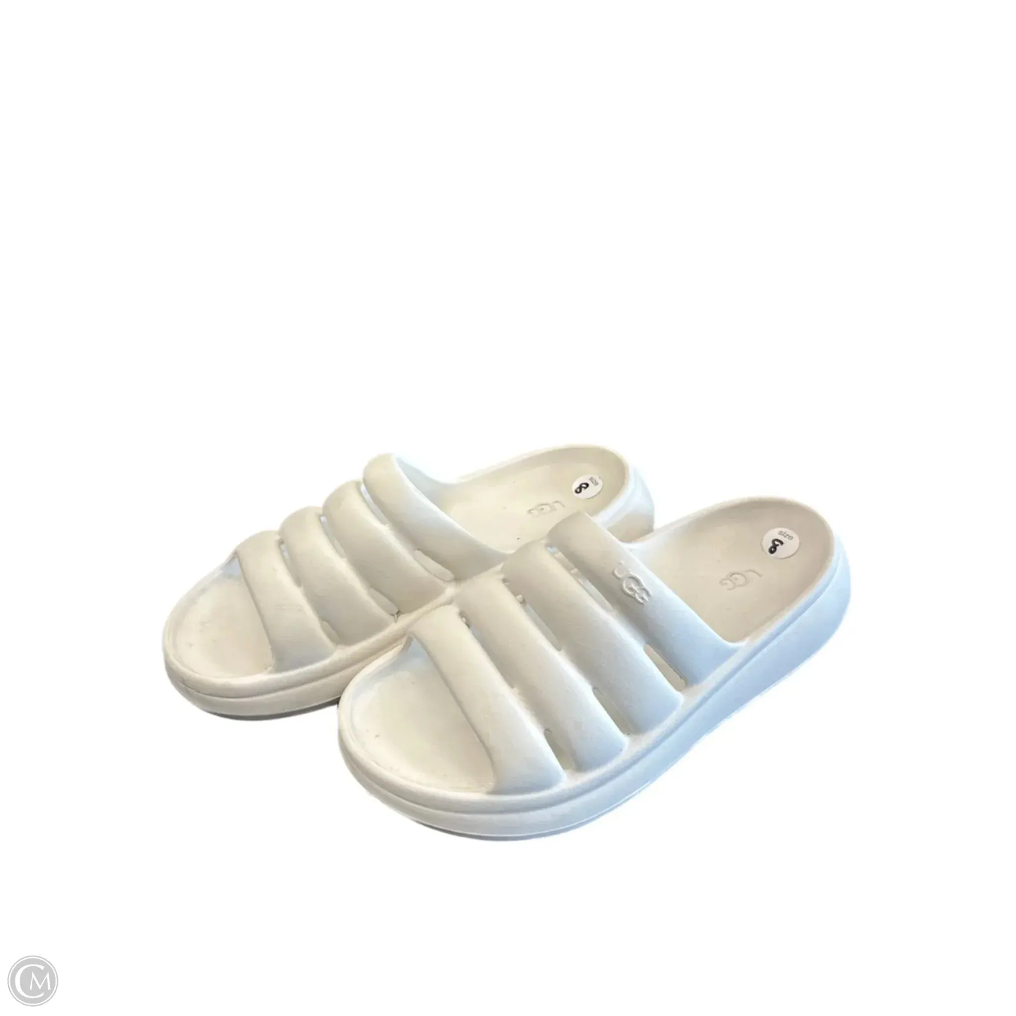 Trail Strong Sandals Designer By Ugg In White, Size: 8