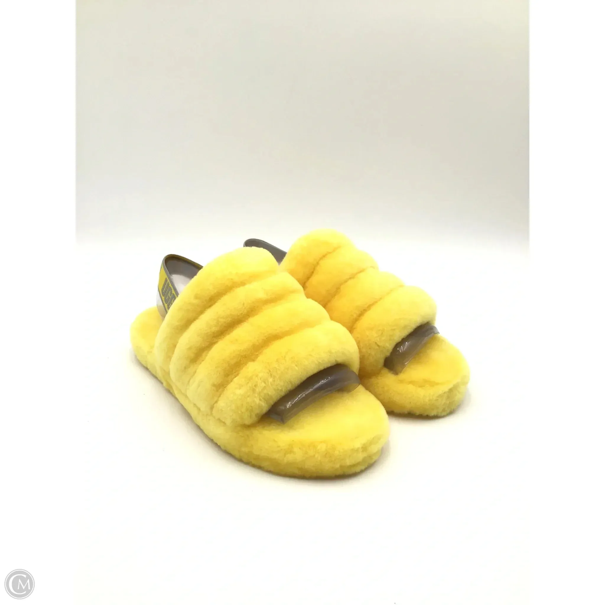 Sandals Designer By Ugg In Yellow, Size: 6 Stage Pop