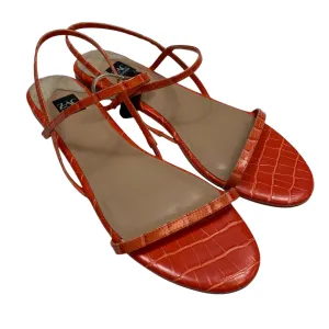 Ultra Light Hiking Trails Sandals Designer By Zac By Zac Posen In Orange, Size: 9.5