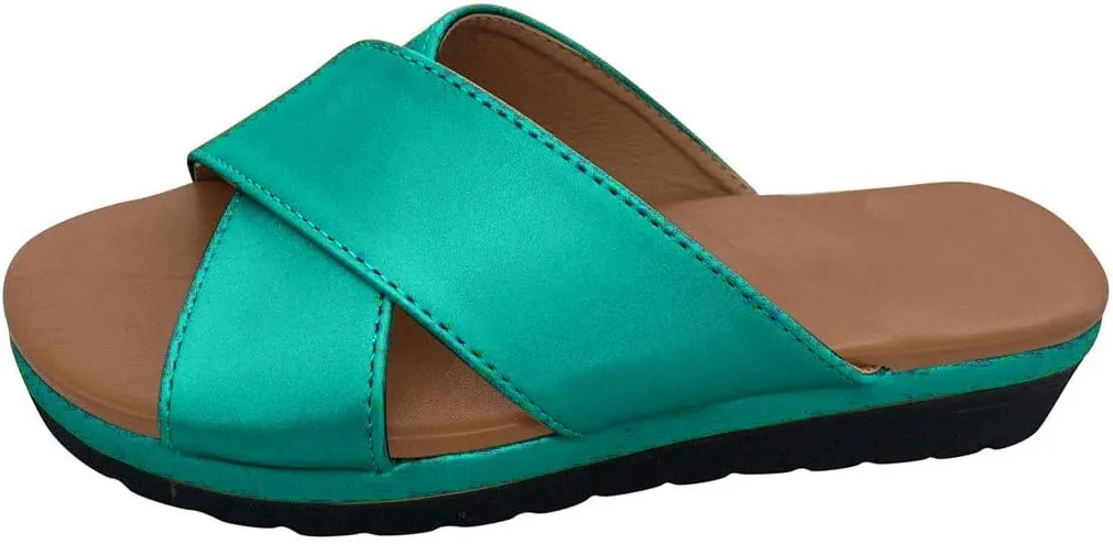 Sandals for Women Wide Width Gibobby 2019 Comfy Platform Sandal Shoes Summer Beach Travel Shoe Slipper Flip Flop