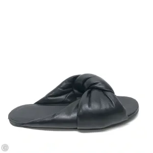 Tropic Mode Ocean Walk Sandals Luxury Designer By Balenciaga In Black, Size: 7.5