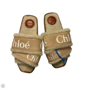 Sandals Luxury Designer By Chloe In Tan, Size: 6.5 Seamless Fit Gym Workout Comfort Strap