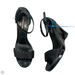 Sandals Luxury Designer By Prada In Black, Size: 7 High Rebound Midsole Foam Street Cool