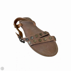 Sandals Designer By Frye In Brown, Size: 10 Color Pop
