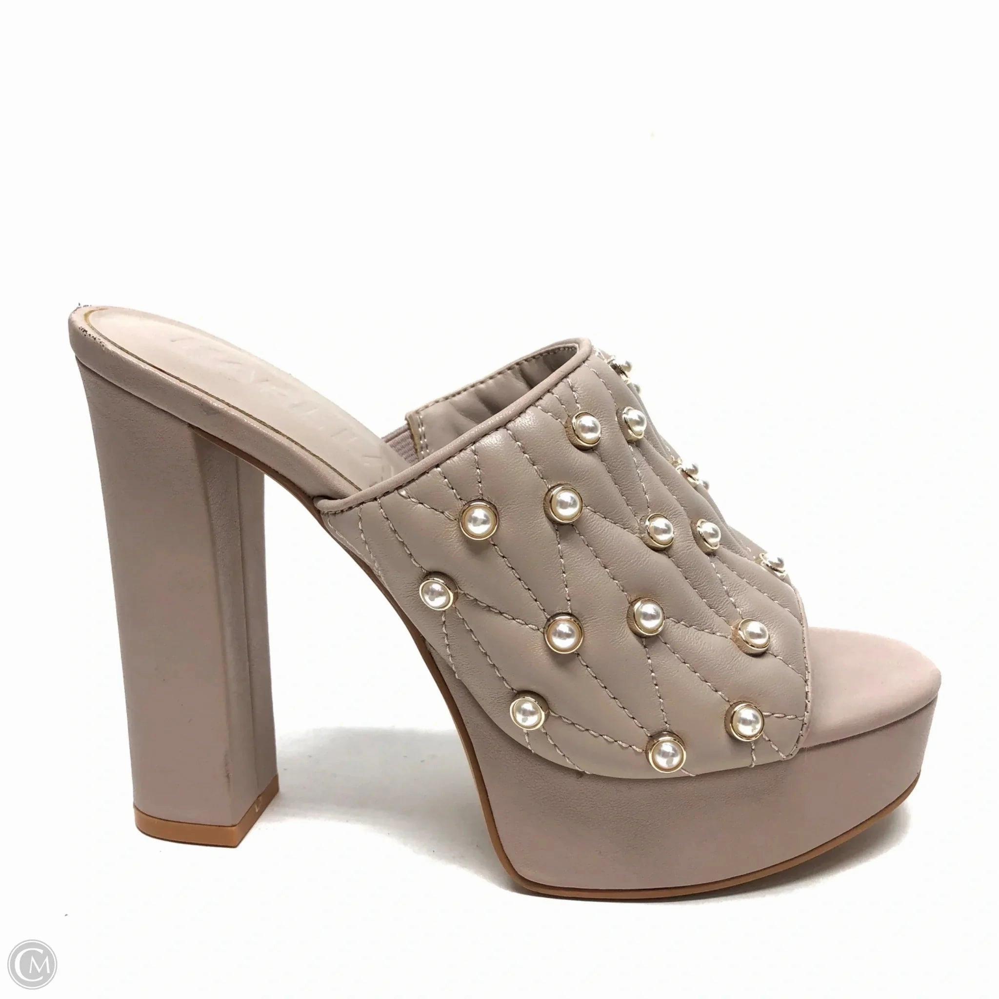 Sandals Designer By Karl Lagerfeld In Beige, Size: 6 Dust Free School Day