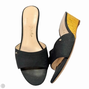 Sandals Designer By Kate Spade In Black, Size: 8 Stride Easy