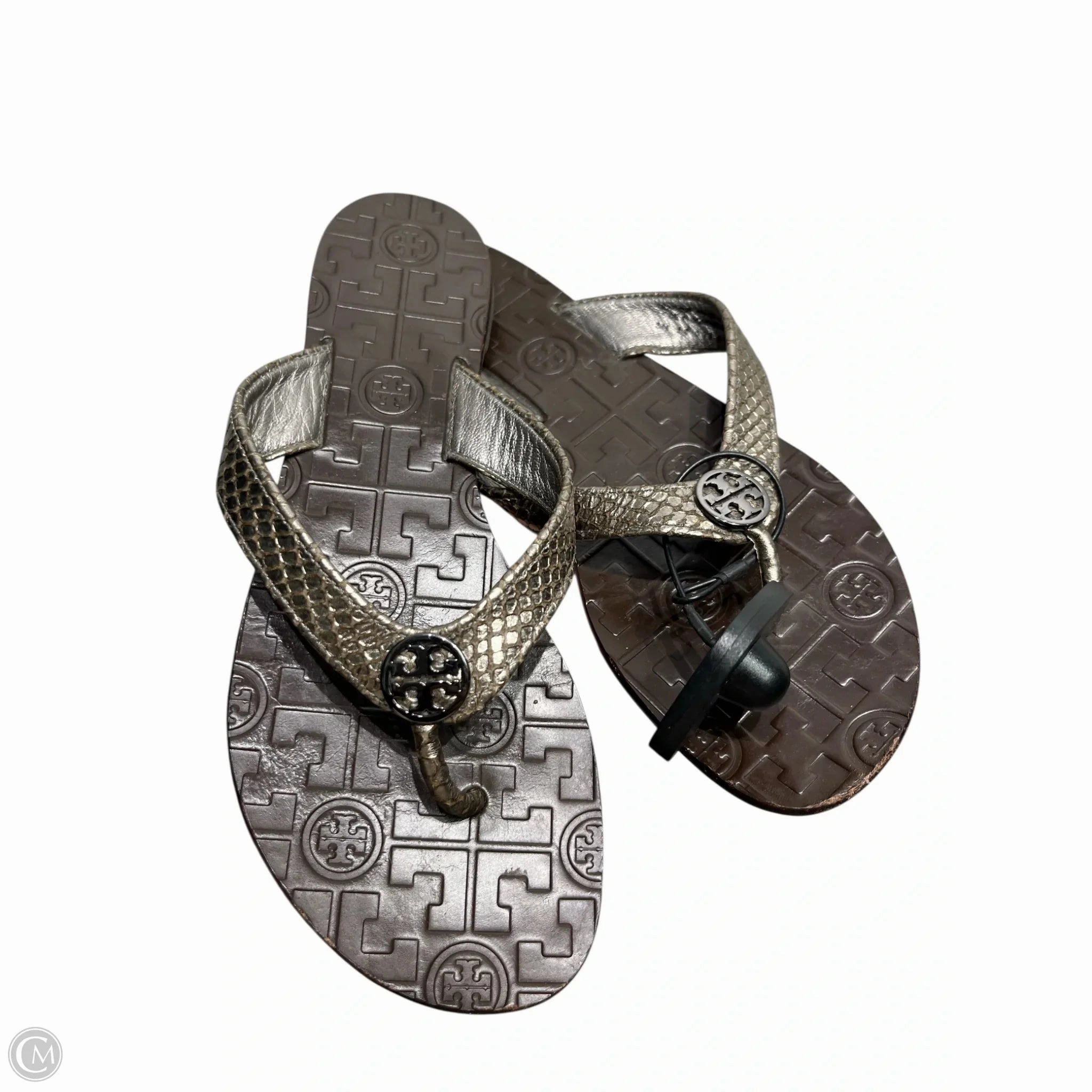 Sandals Designer By Tory Burch In Brown, Size: 7 Anti Odor Flexible Fit Frequent Travelers
