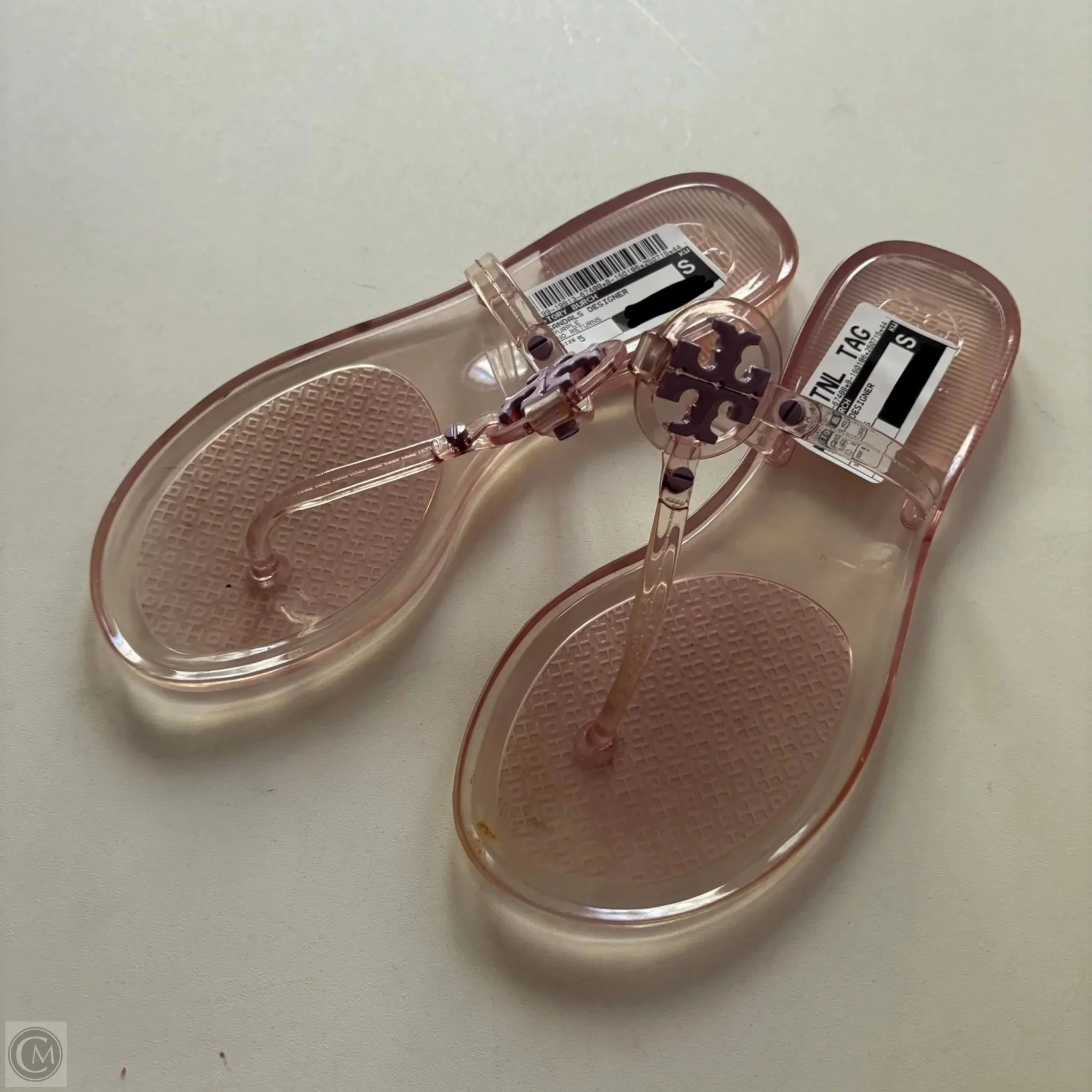 Sandals Designer By Tory Burch In Purple, Size: 5 Rich Jewel Photo Glam