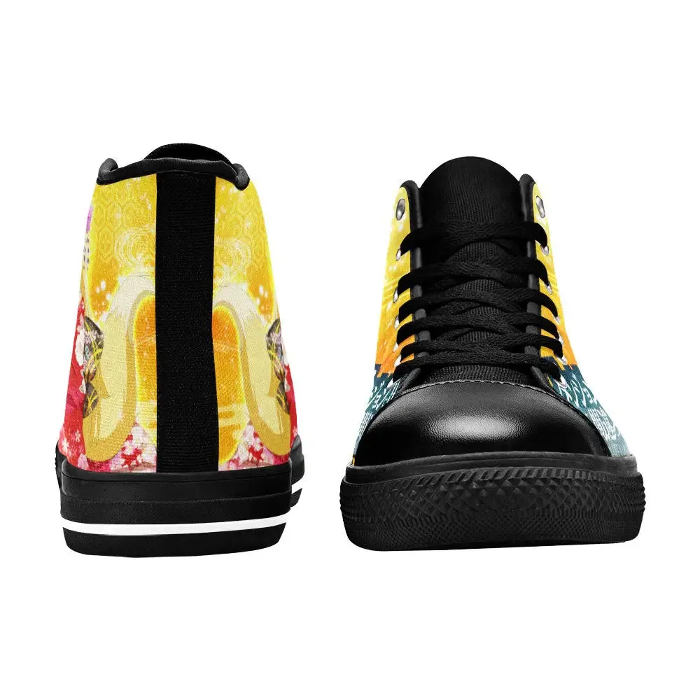 Sanjouno Haruhime DanMachi Shoes High Top Sneakers for Kids and Adults