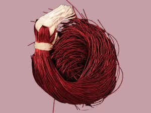 Scarlet Red Dabka / French Wire (Wholesale)