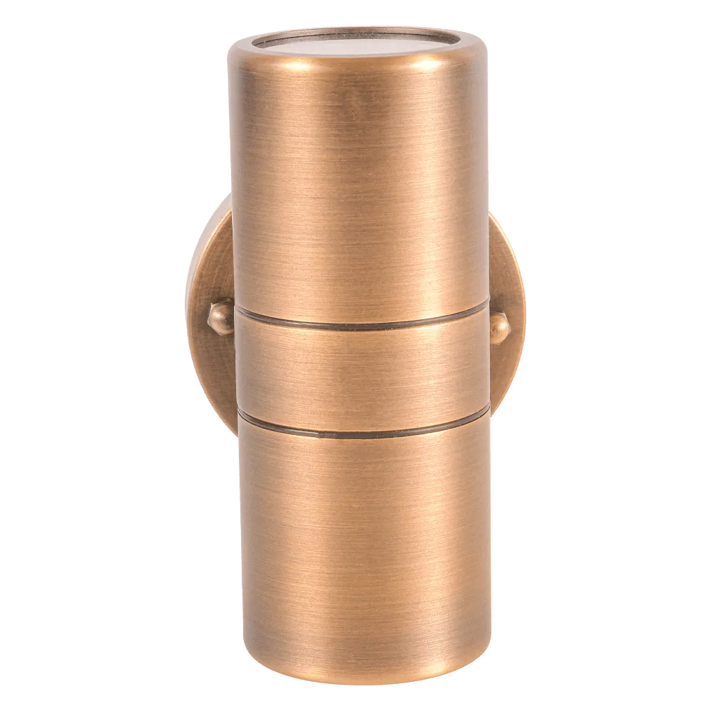 SCB05 LED Cylinder Up Down Light 2 Directional Brass Sconce Lighting