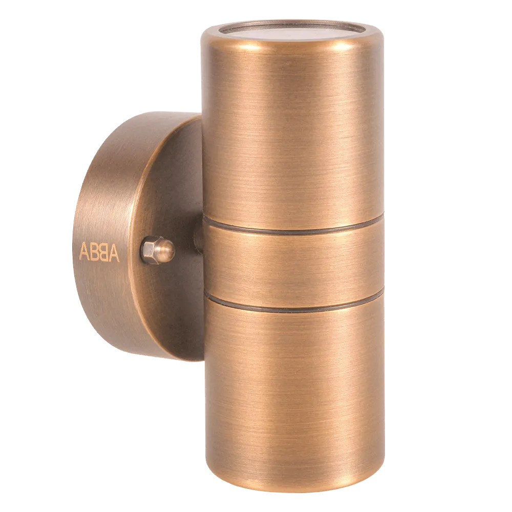 SCB05 LED Cylinder Up Down Light 2 Directional Brass Sconce Lighting