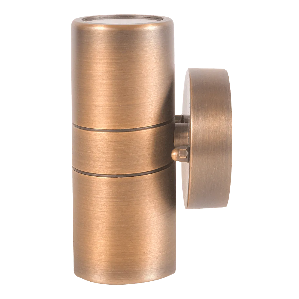 SCB05 LED Cylinder Up Down Light 2 Directional Brass Sconce Lighting
