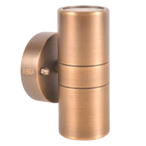 SCB05 LED Cylinder Up Down Light 2 Directional Brass Sconce Lighting
