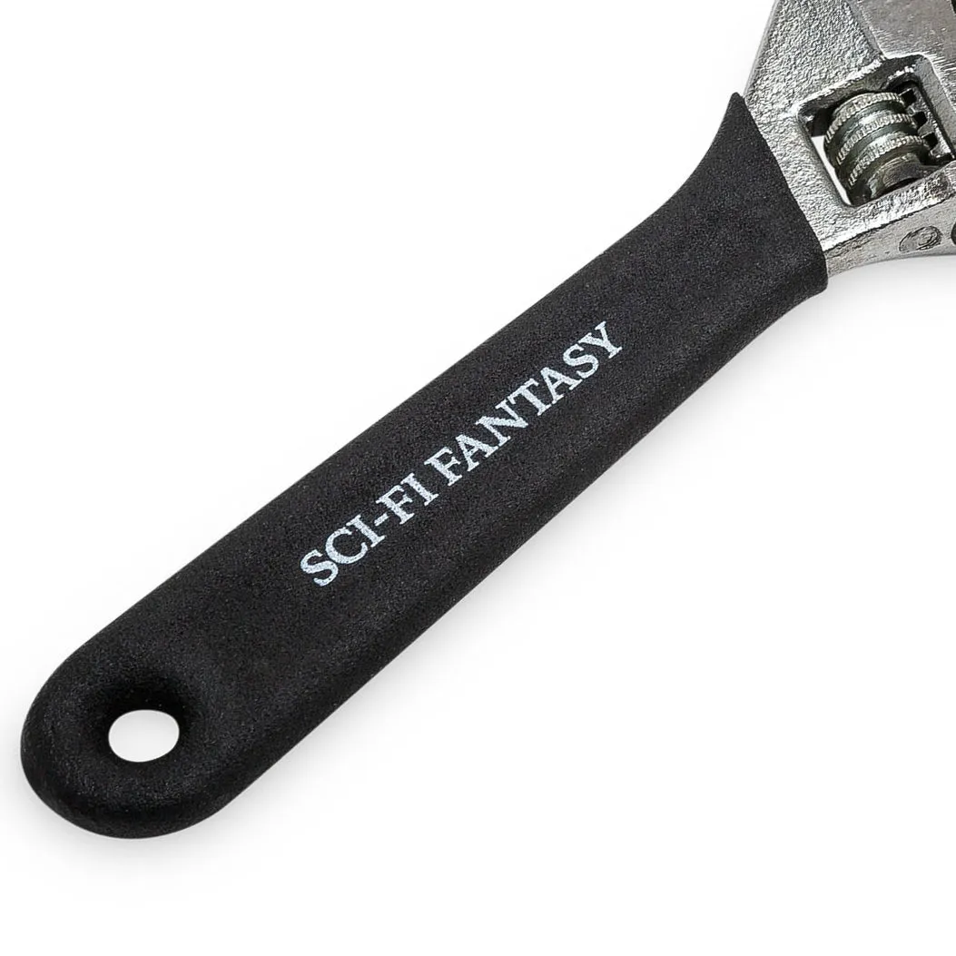 sci-fi fantasy adjustable wrench (black)