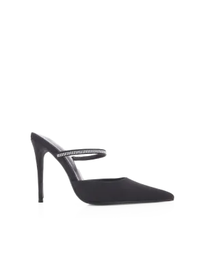 GIANELLA - BLACK SATIN Shopping Glam
