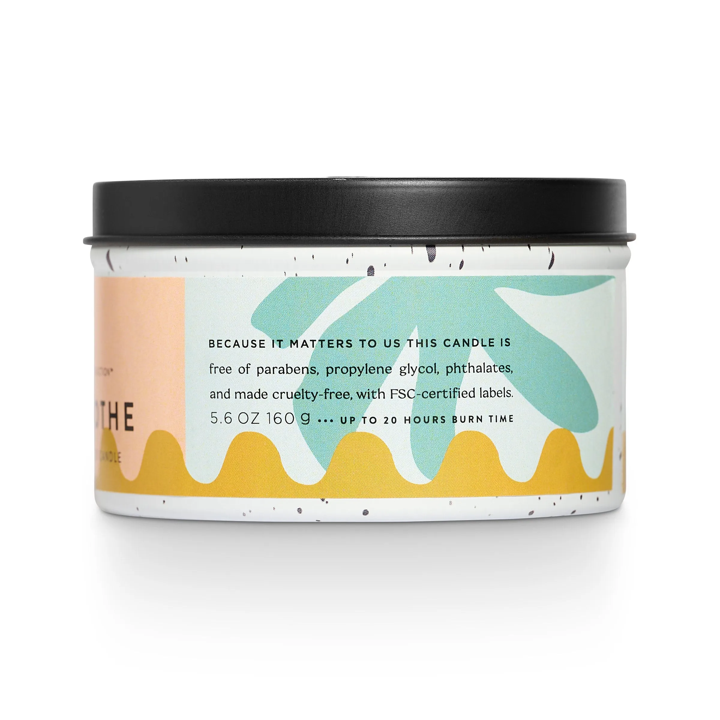 Sea Salt   Soothe Recyclable Tin Candle