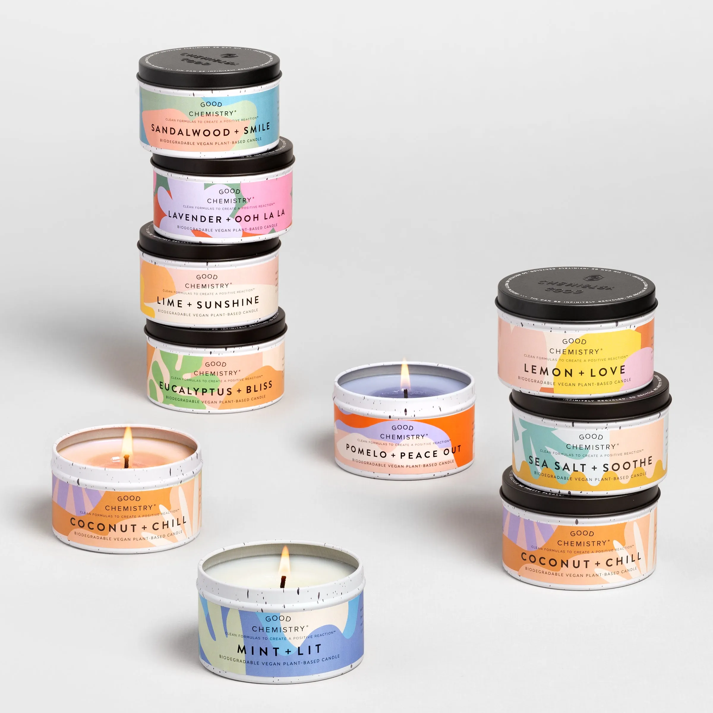 Sea Salt   Soothe Recyclable Tin Candle