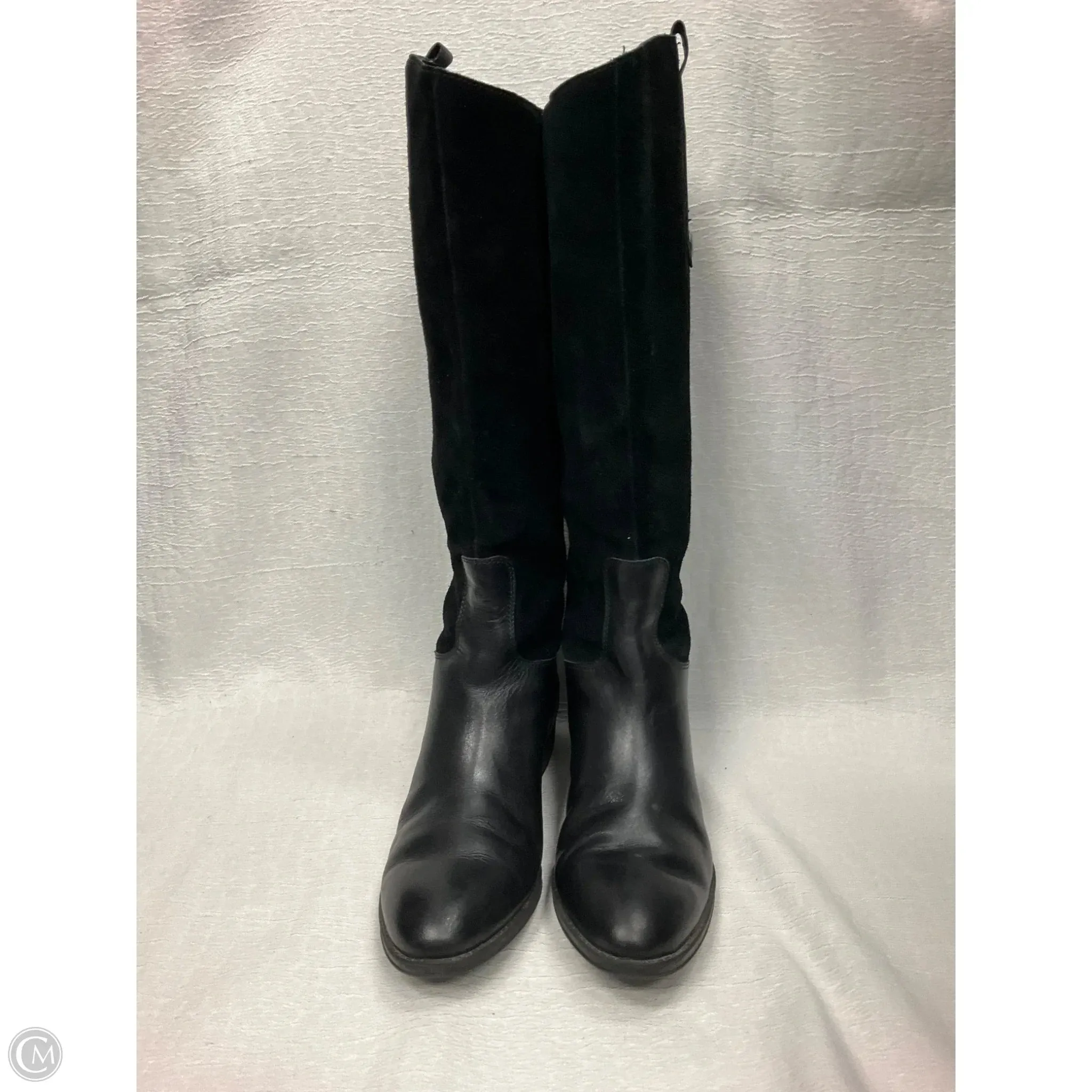 Work Function Boots Knee Flats By Sam Edelman In Black, Size: 7.5