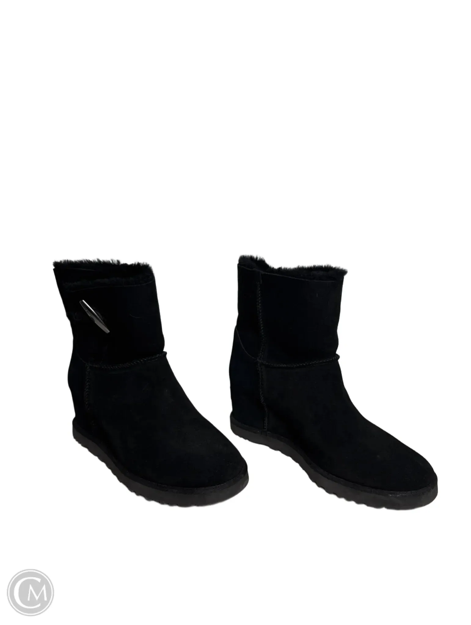 Fast Go Boots Designer By Ugg In Black, Size: 9.5