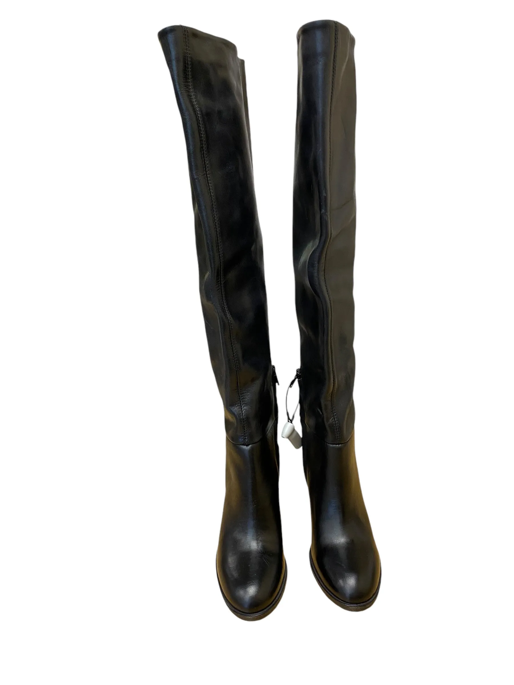 Tough Grip Padded Interior Windy Weather Boots Knee Heels By Free People In Black, Size: 5