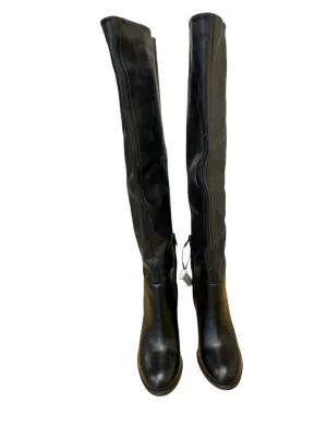 Tough Grip Padded Interior Windy Weather Boots Knee Heels By Free People In Black, Size: 5