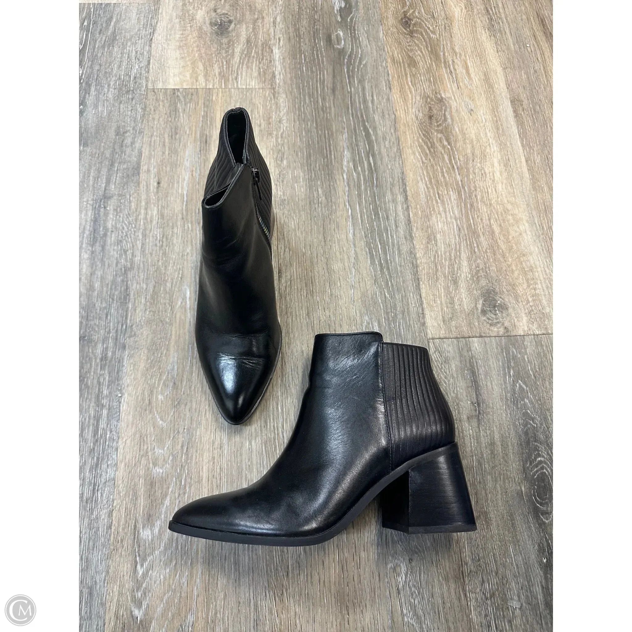 Celebrity Vibe Boots Designer By Zac By Zac Posen In Black, Size: 6.5