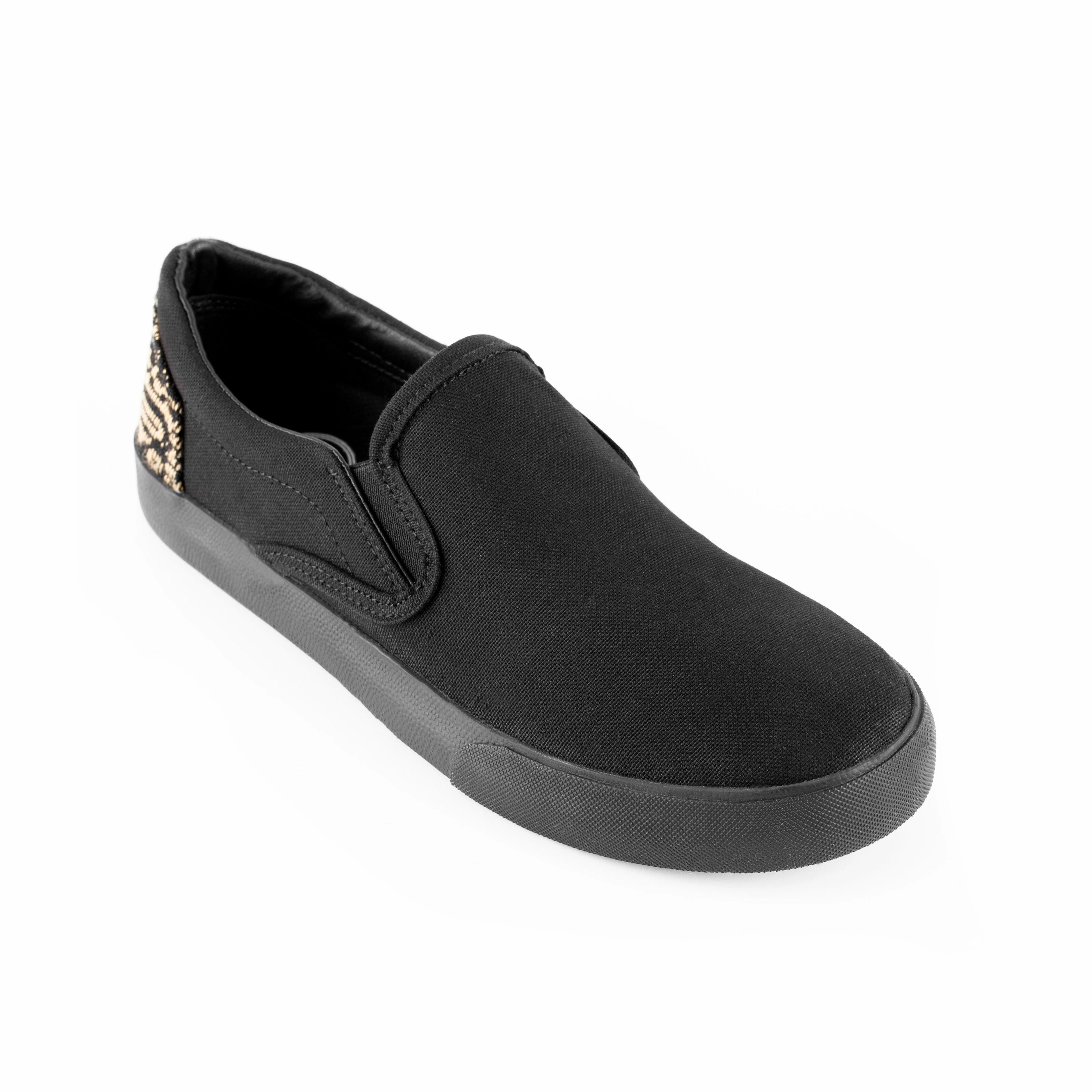 All Black Slip On (Shoe Art Contest) Fashion-forward style
