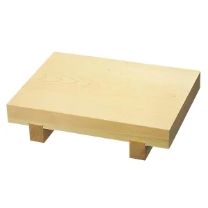 Shimojima Hinoki Cypress Wooden Sushi Geta Plate