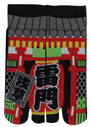 Shinobiya Original Tabi Socks: Kaminarimon