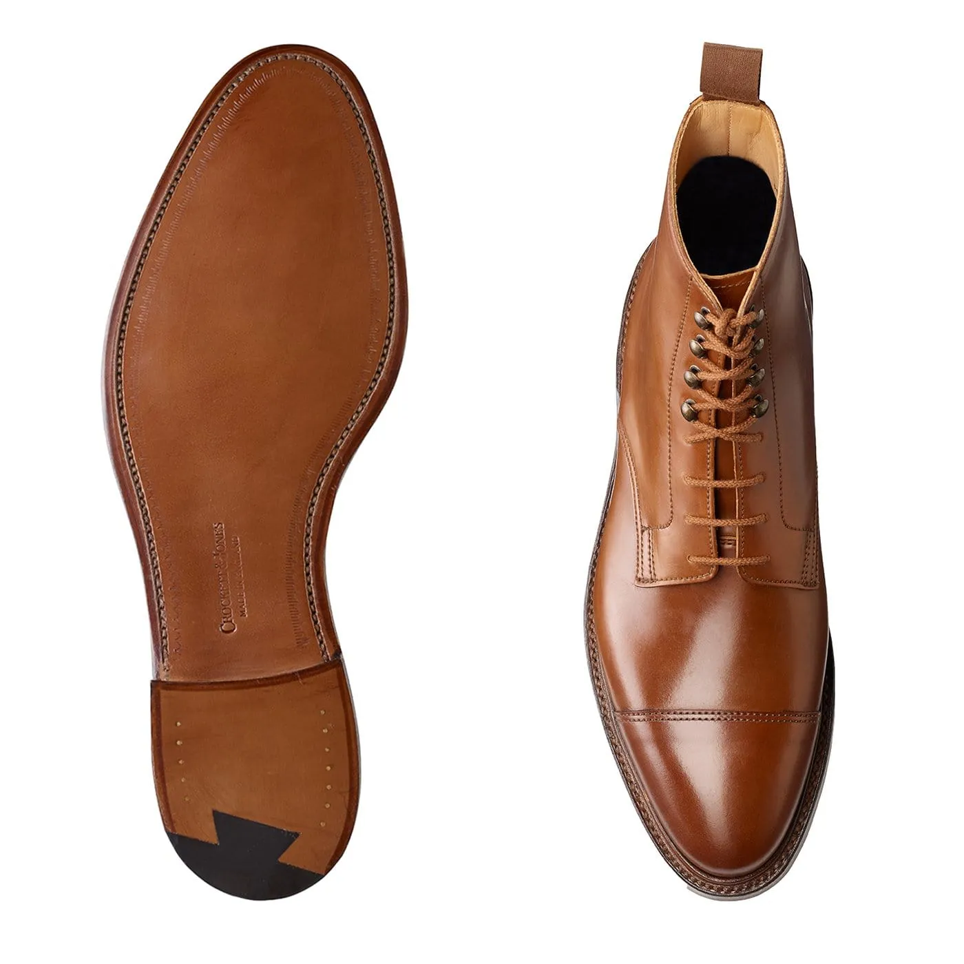Leather Upper Seamless Comfort Nature Lover Harlech Whisky Cordovan