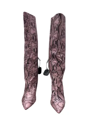 easy to remove Comfort collar Boots Knee Heels By Clothes Mentor  Size: 8.5