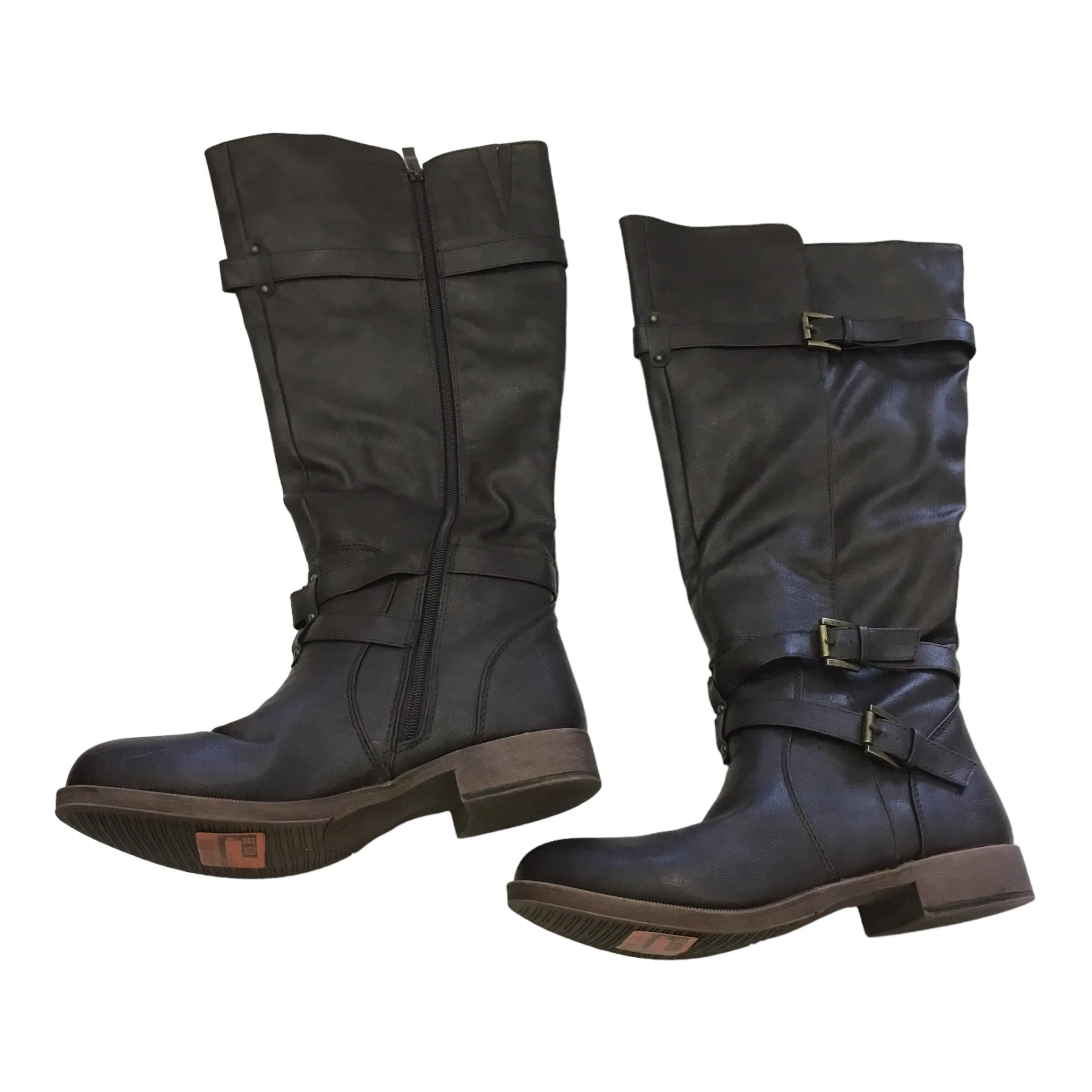 Animal Spot Boots Knee Flats By J G Hook  Size: 10