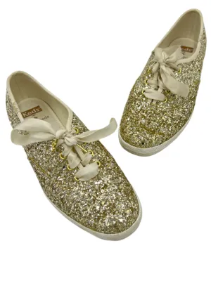 Shoes Athletic By Keds X Kate Spade Designer In Gold, Size: 7 Sweat Resistant Frequent Travelers