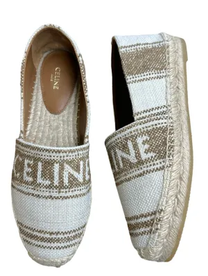 Shoes Designer By Celine In Striped Pattern, Size: 8 Flexible Rocker Sole